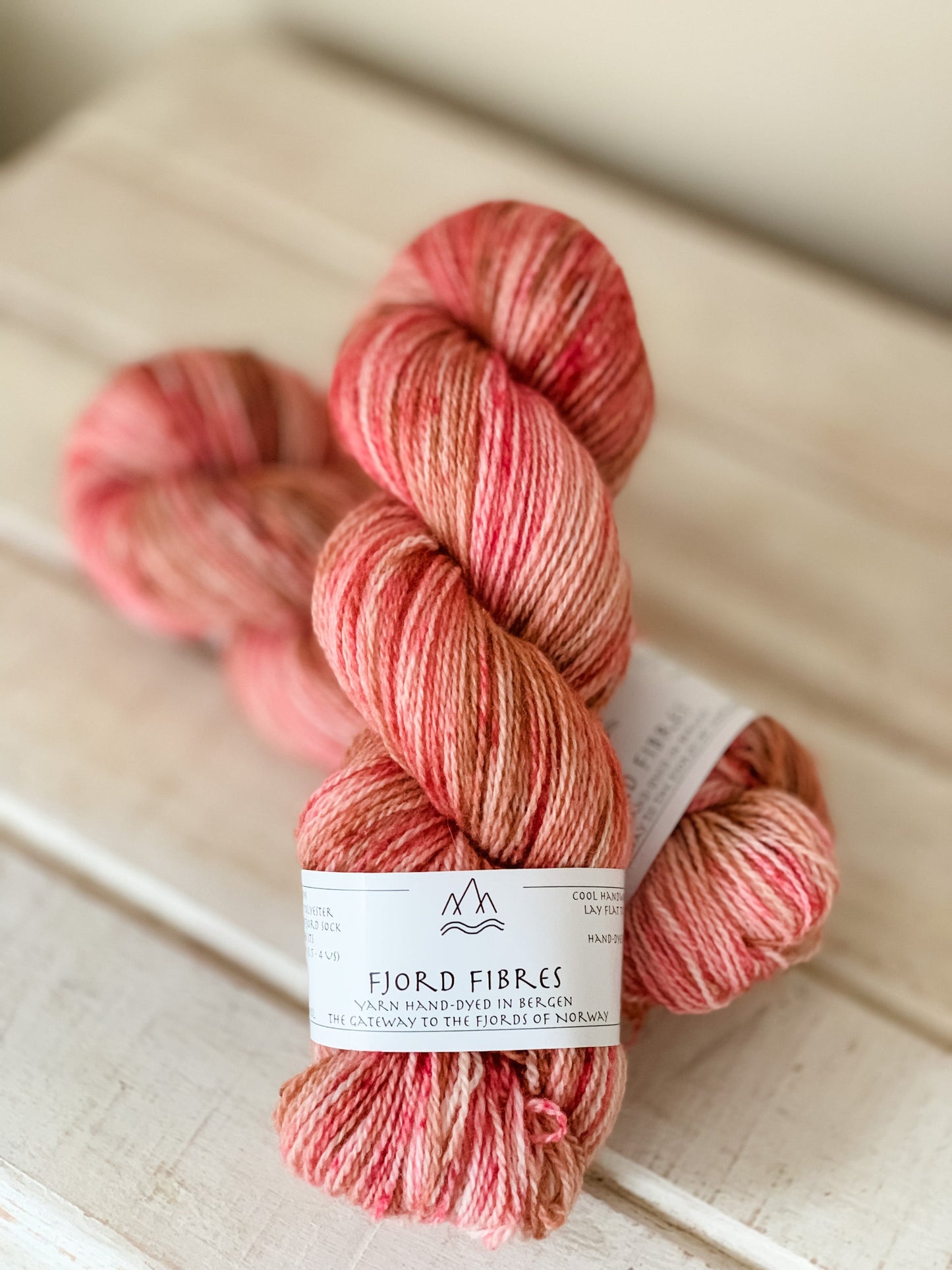 Rocky Road- Trollfjord sock - Hand Dyed Yarn - Variegated Yarn