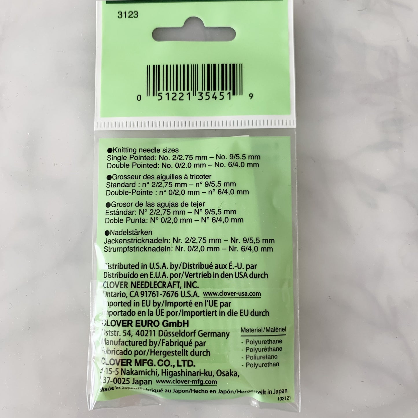 Coil Knitting Needle Holders - Small- Clover