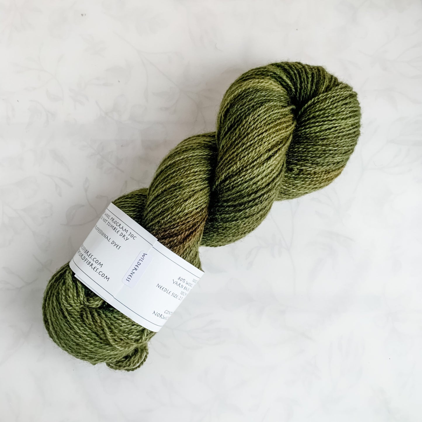 Wilderness - Trollfjord sock - Tonal Yarn - Hand dyed yarn