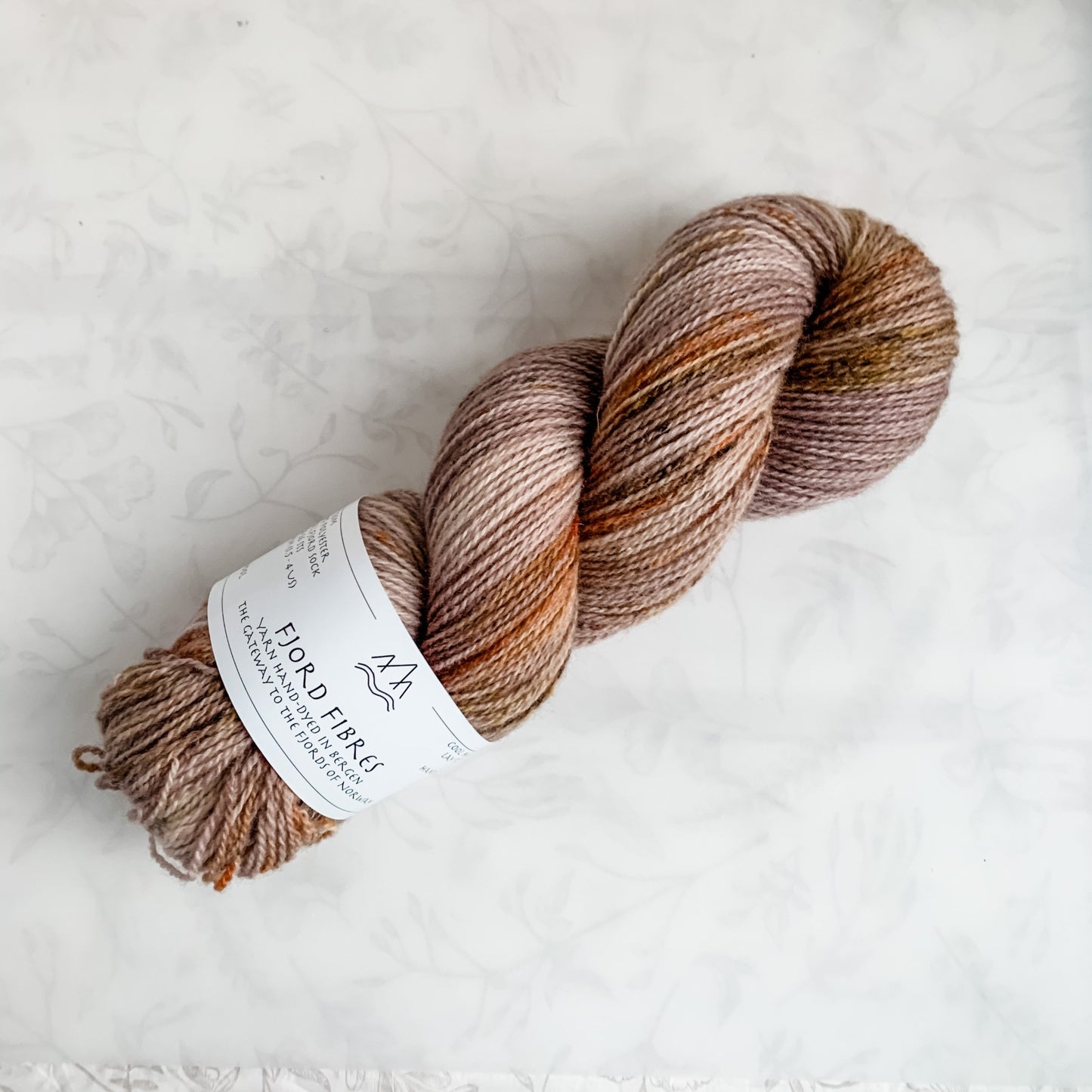 Salted Caramel - Trollfjord sock - Hand Dyed Yarn - Variegated Yarn