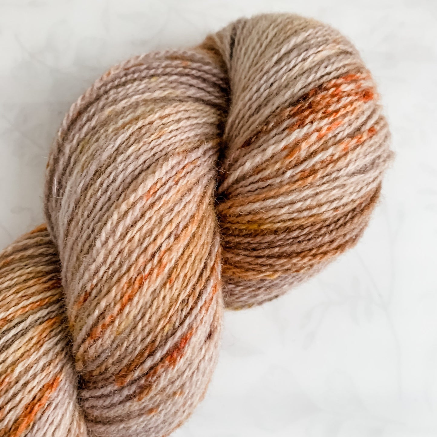 Salted Caramel - Trollfjord sock - Hand Dyed Yarn - Variegated Yarn