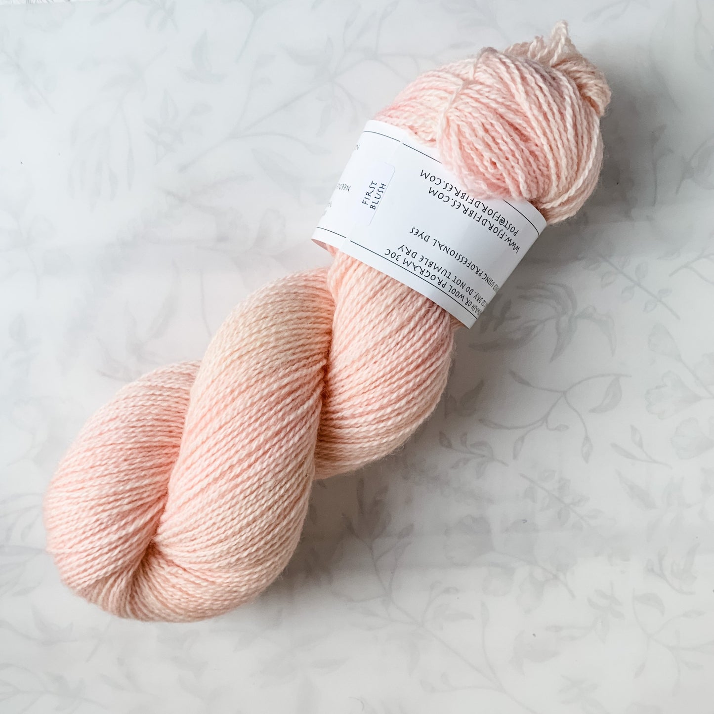 First Blush- Trollfjord sock - Hand Dyed Yarn - Tonal Yarn