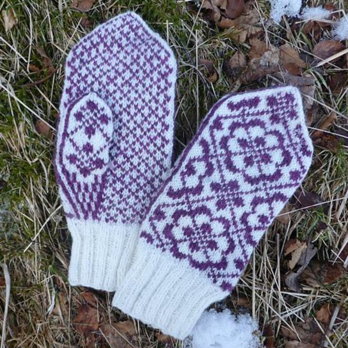 Buska Mittens Pattern Only - Digital Pattern in English/Norwegian - Norwegian mittens - Norwegian design