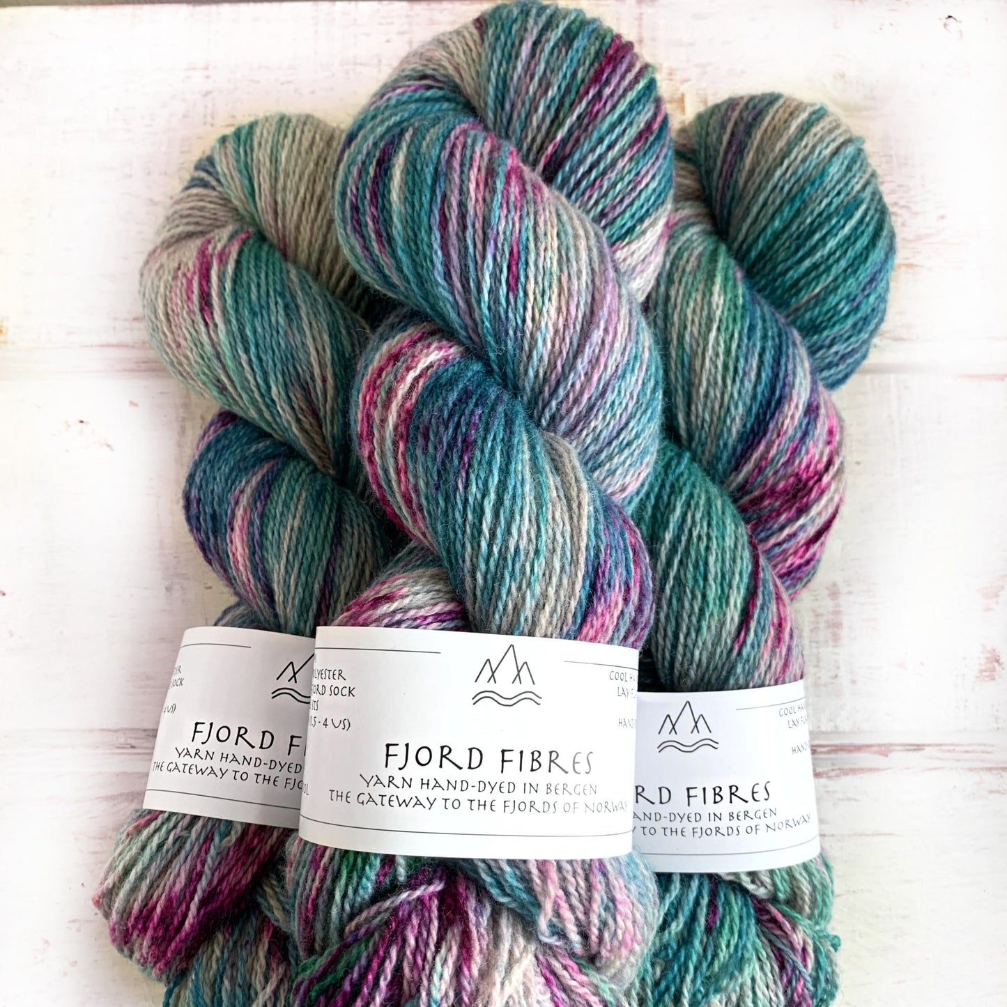 Bubble and Pop - Trollfjord sock - Hand Dyed Yarn - Variegated Yarn