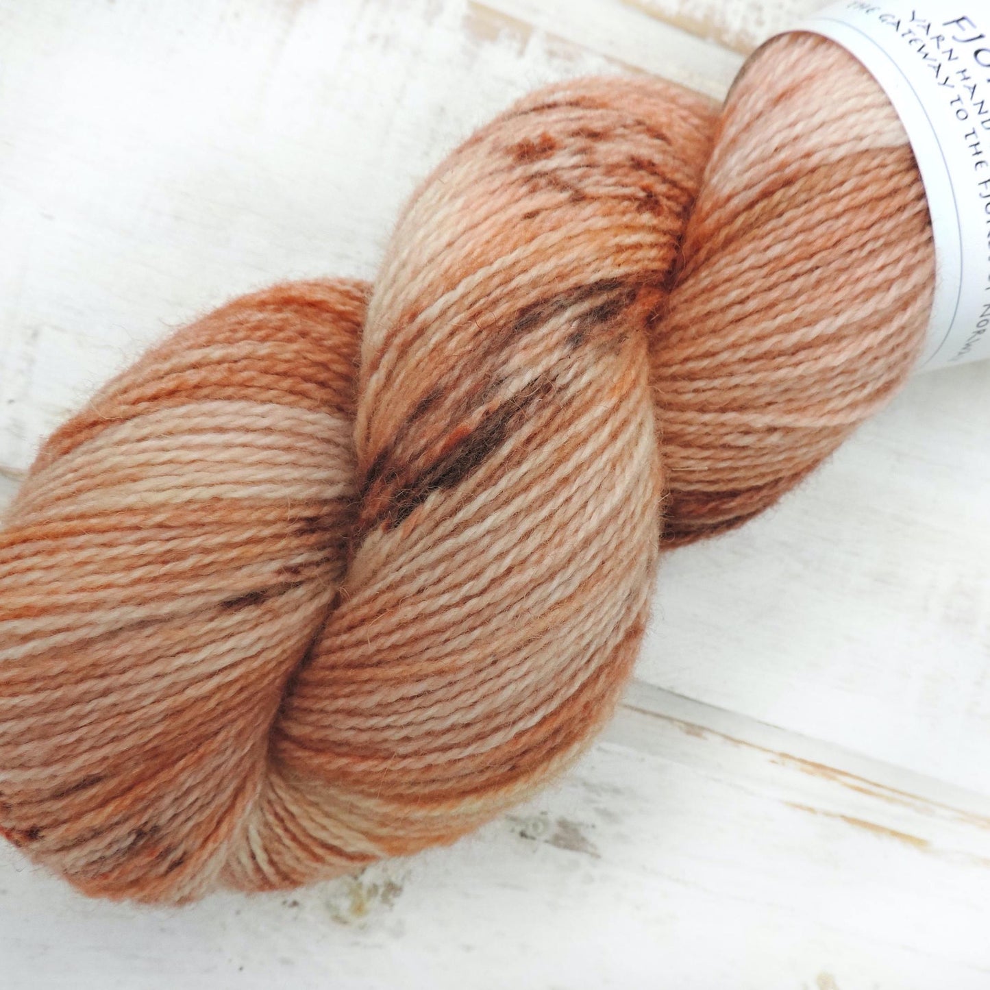 Spiced Pumpkin - Trollfjord sock - Variegated yarn - Hand Dyed Yarn