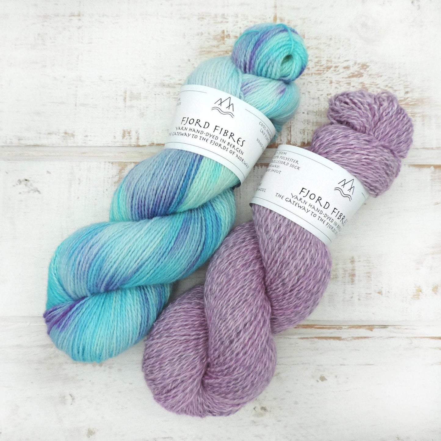 Twist and Shout - Trollfjord Sock - Hand Dyed Yarn - Marled yarn
