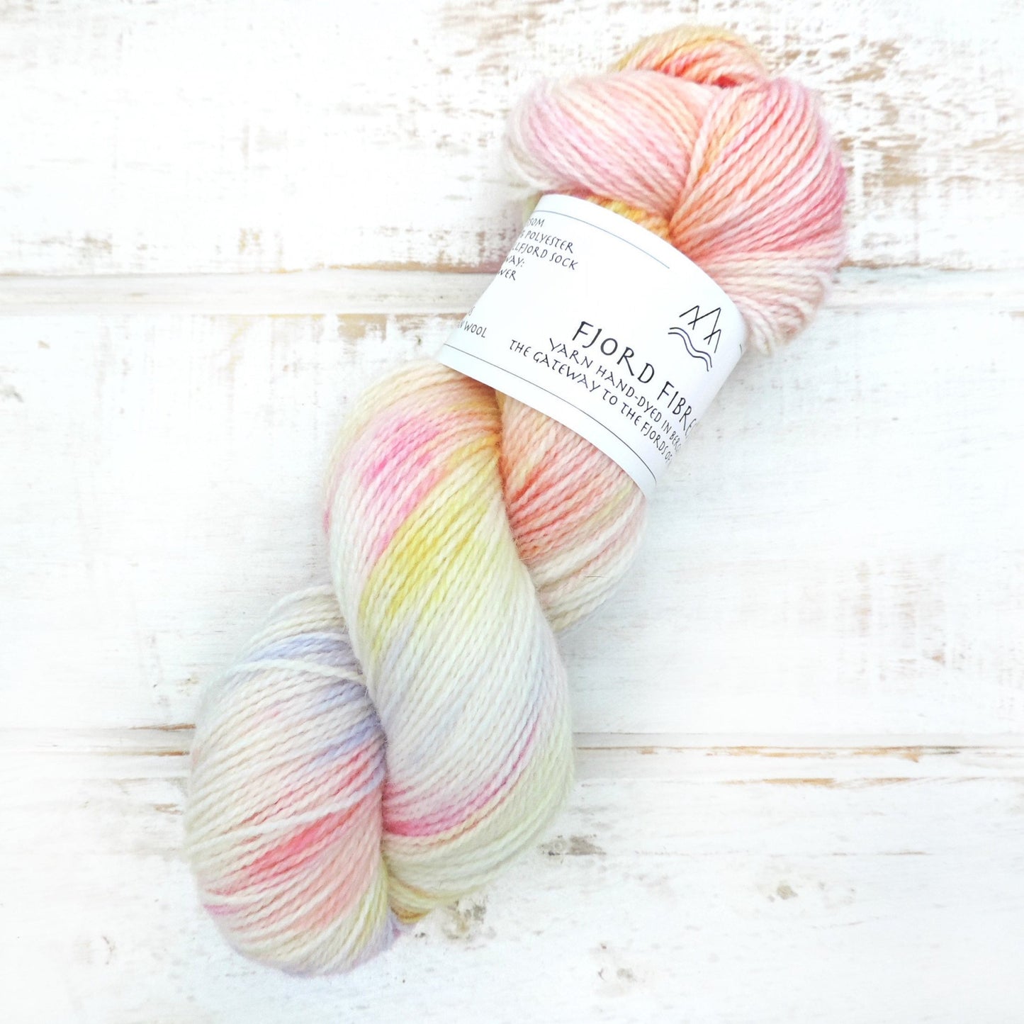 Petal Power - Trollfjord Sock - Hand Dyed Yarn - Variegated Yarn