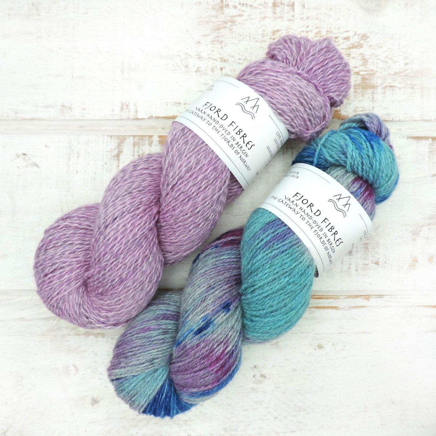 Twist and Shout - Trollfjord Sock - Hand Dyed Yarn - Marled yarn