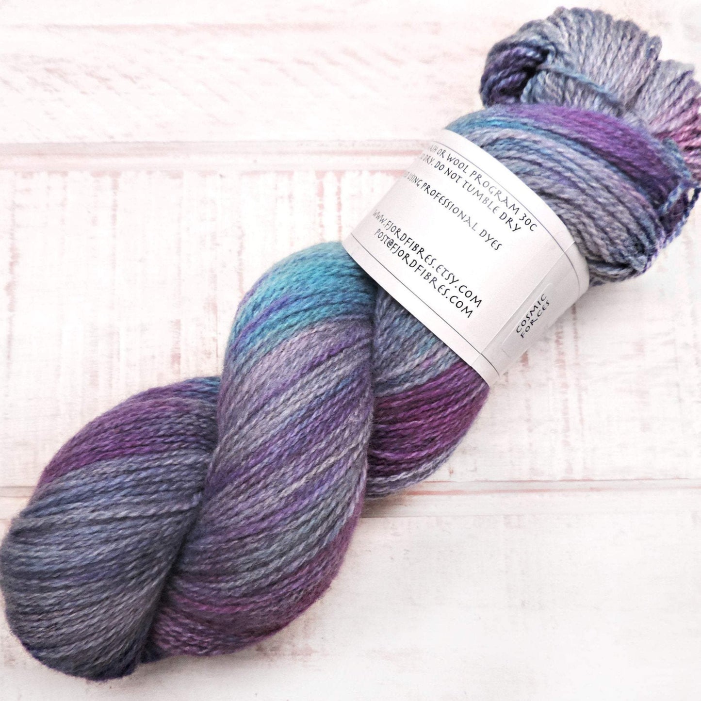 Cosmic Forces - Trollfjord Sock - Variegated Yarn - Hand dyed yarn