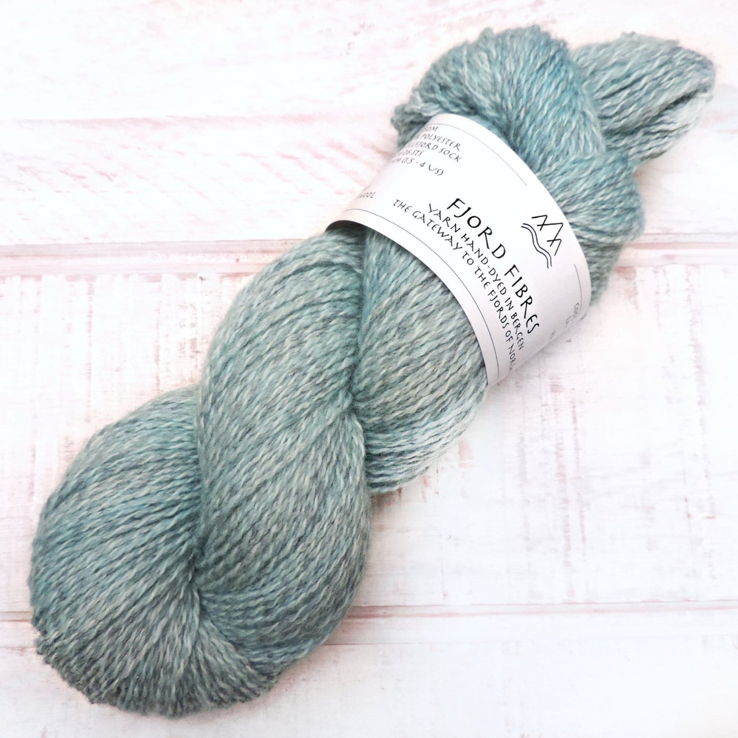 Desert Oasis - Trollfjord Sock - Hand Dyed Yarn - Marled Yarn