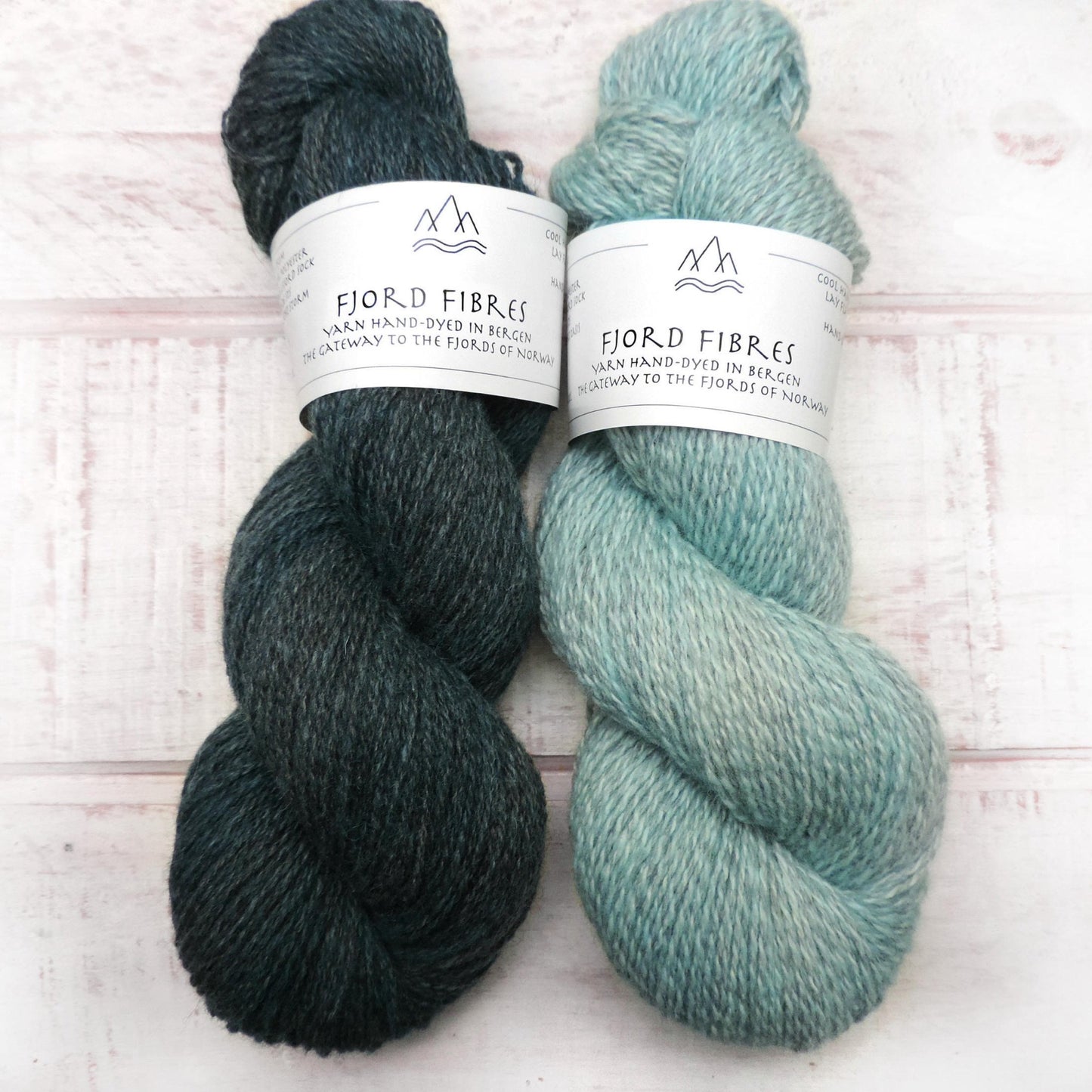 Night Storm - Trollfjord Sock - Hand Dyed Yarn - Tonal Yarn