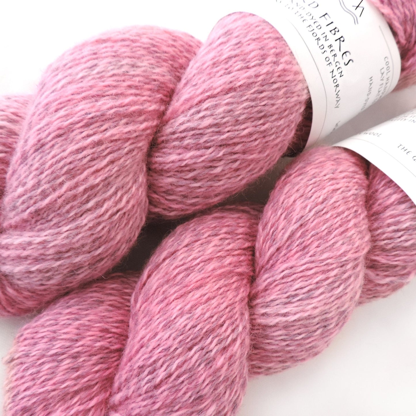 Pretty in Pink -Trollfjord Sock - Hand Dyed Yarn - Marled yarn