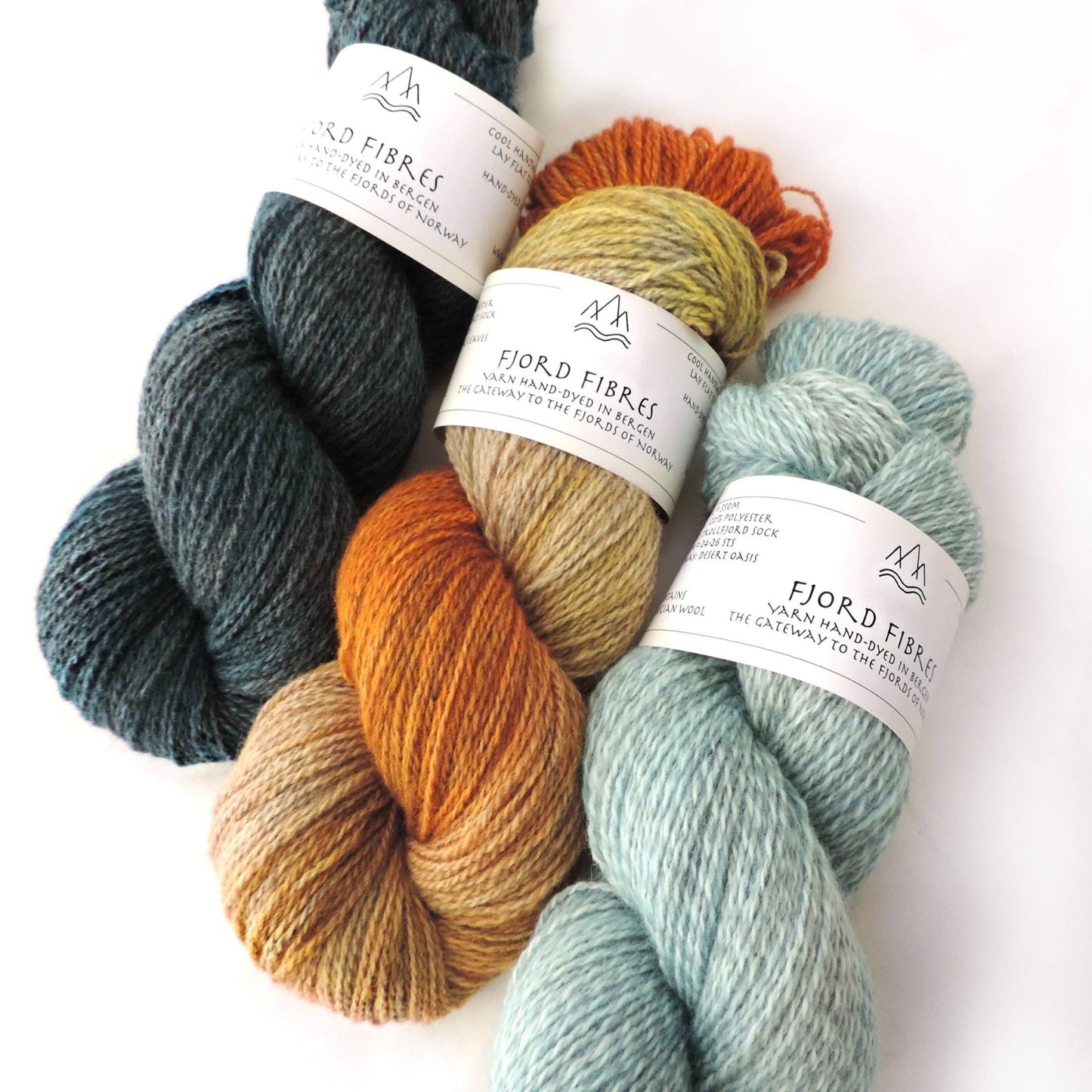 Turning Leaves - Trollfjord Sock - Hand Dyed Yarn - Variegated Yarn