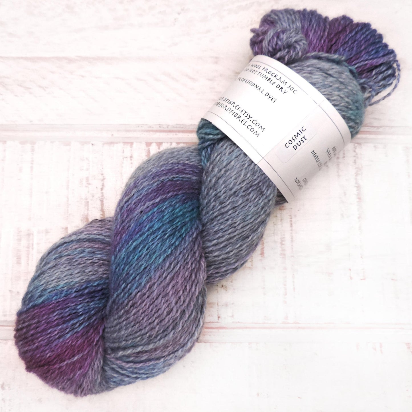 Cosmic Dust - Trollfjord Sock - Variegated Yarn - Hand dyed yarn