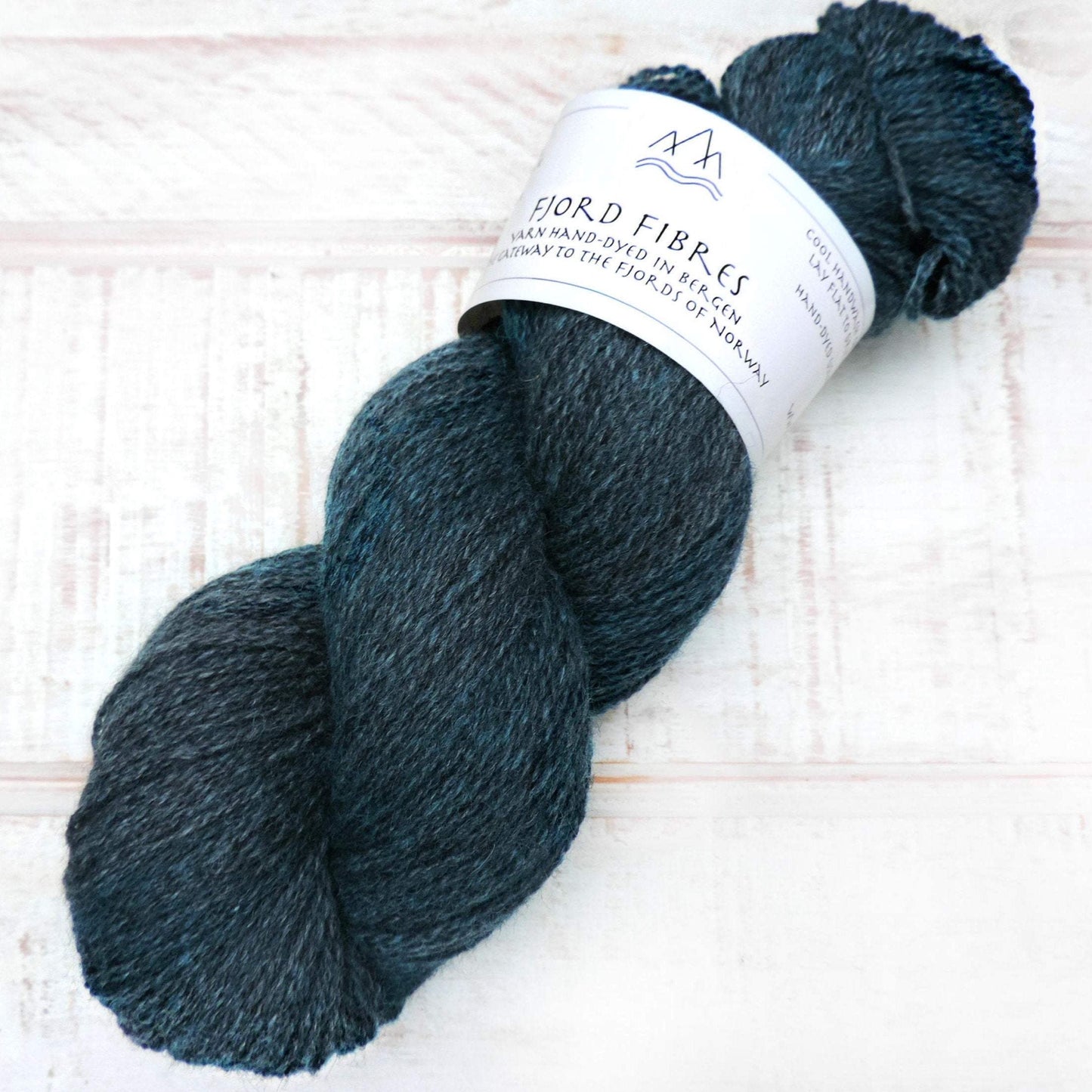 Night Storm - Trollfjord Sock - Hand Dyed Yarn - Tonal Yarn