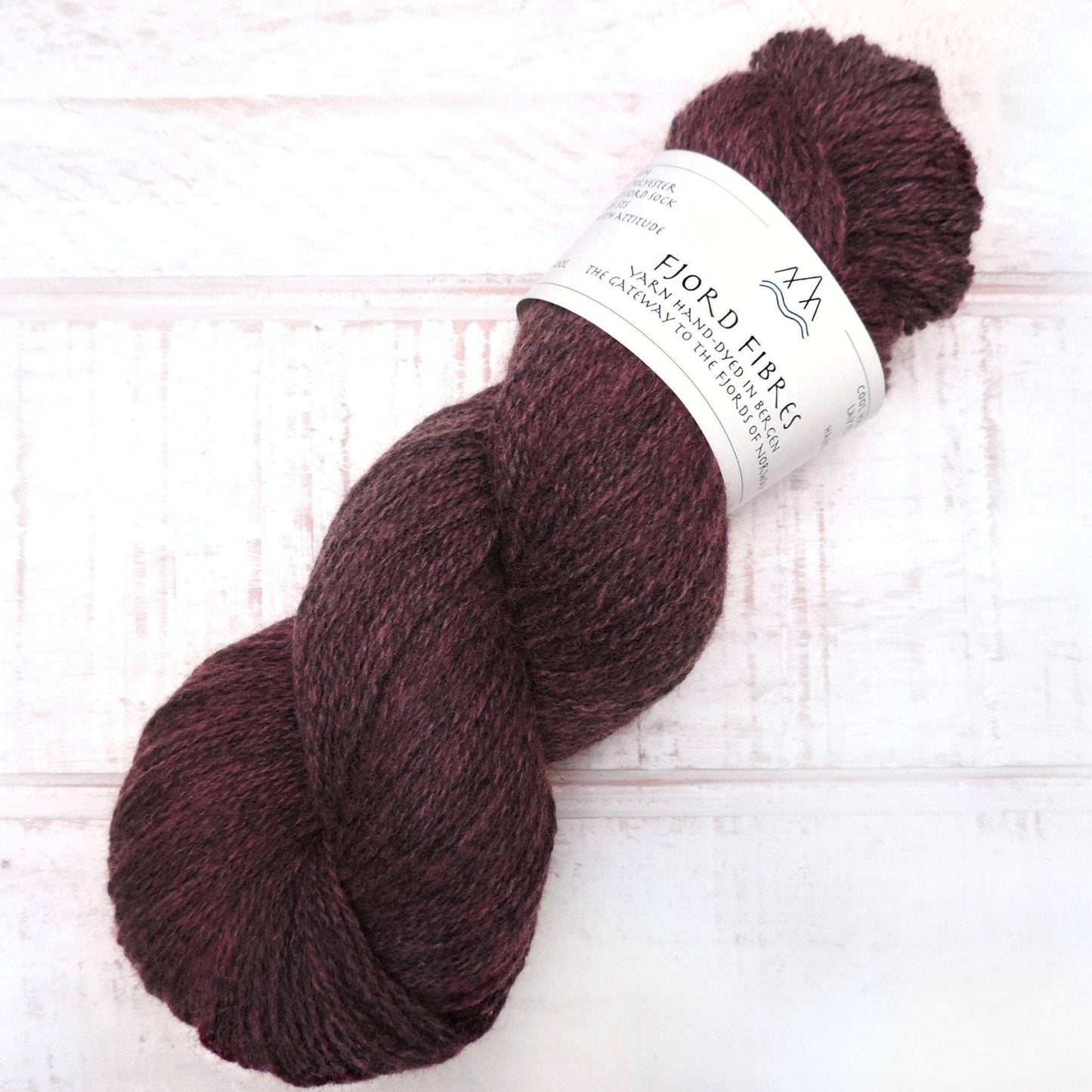 Pink with Attitude - Trollfjord Sock - Hand Dyed Yarn - Tonal Yarn