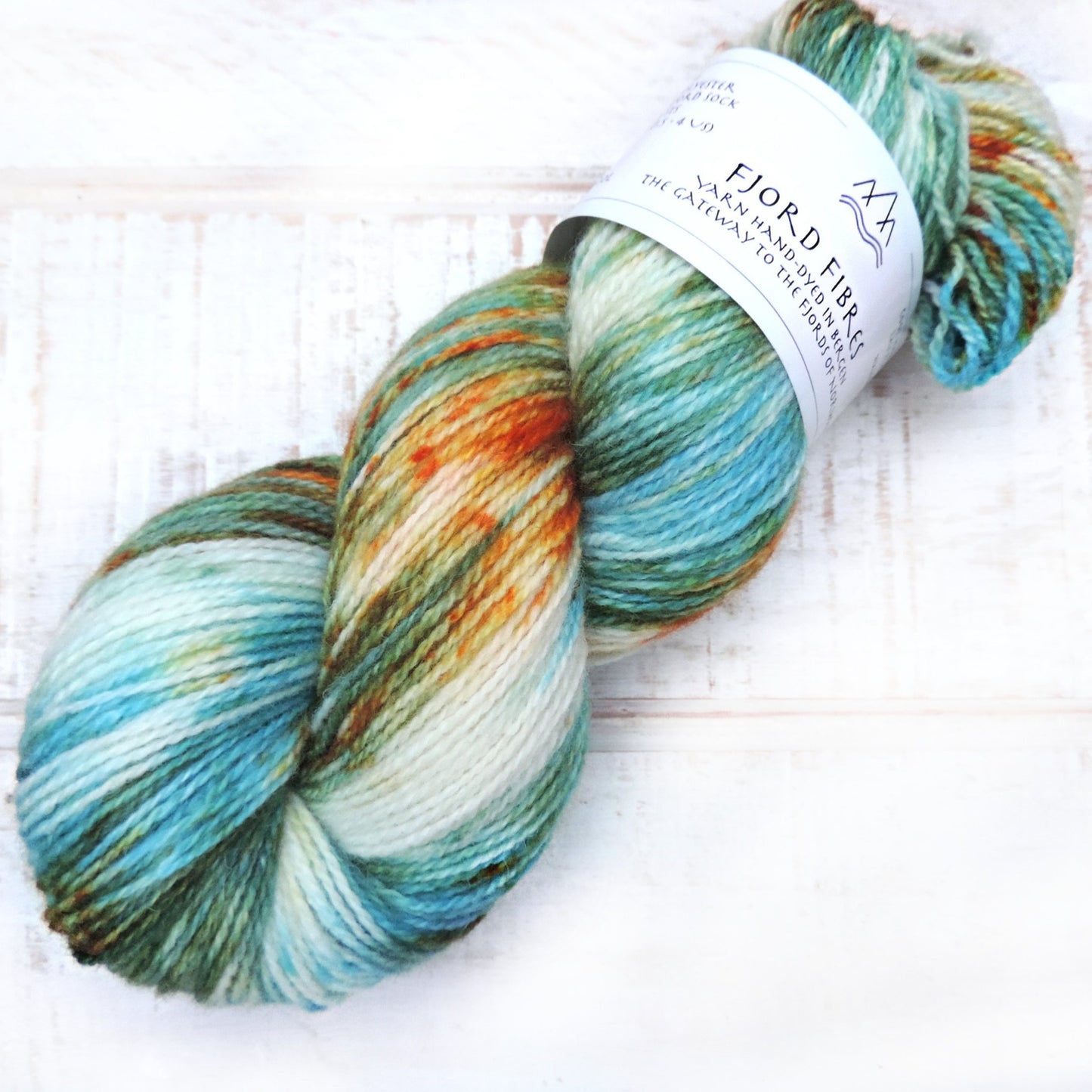 Calypso Island - Trollfjord sock - Hand Dyed Yarn - Variegated Yarn