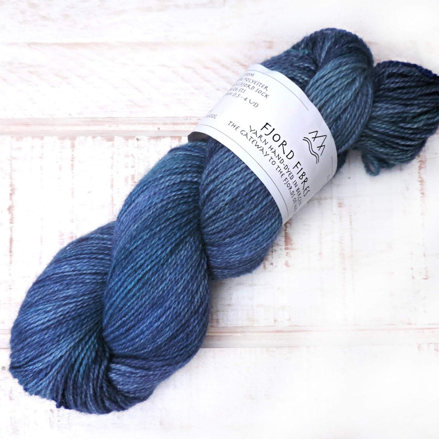 Polar Nights - Trollford sock - Hand Dyed Yarn - Tonal Yarn