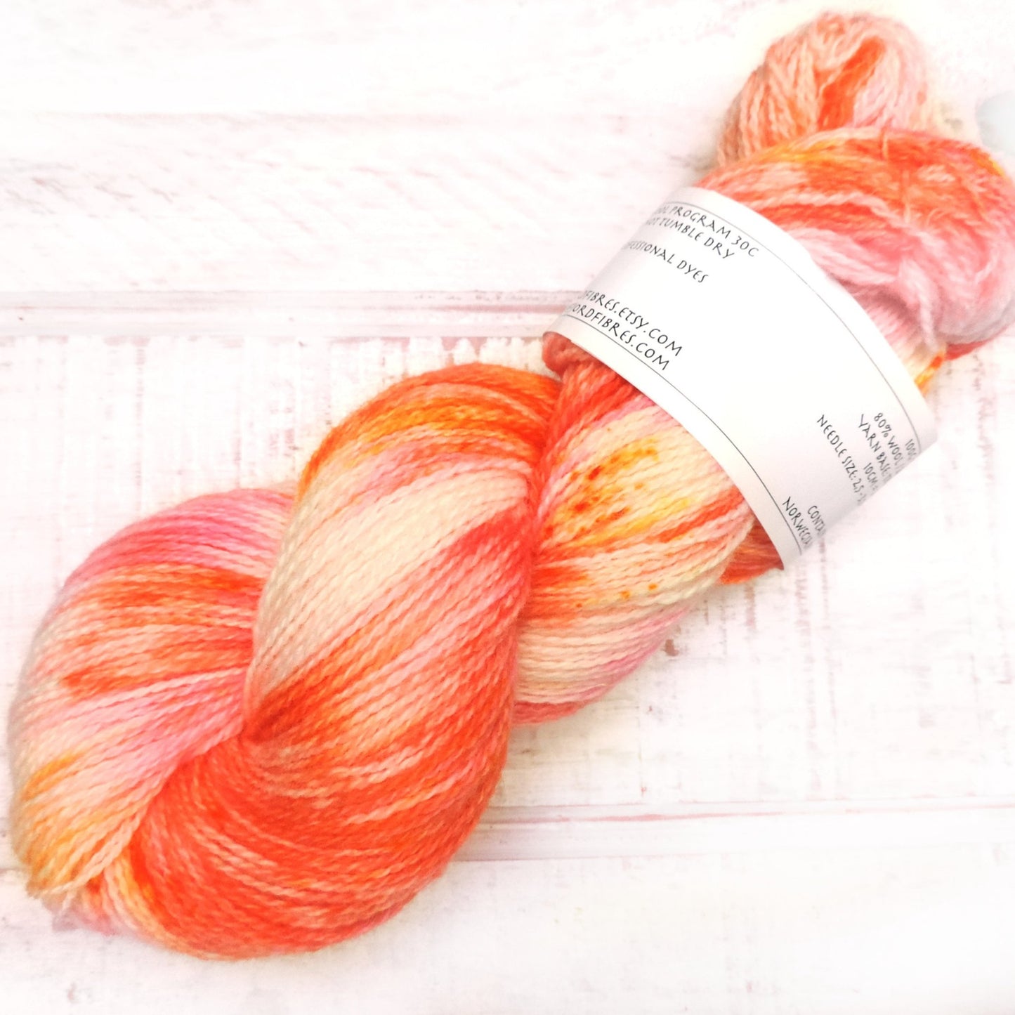 Fiesta Fun - Trollfjord sock - Hand Dyed Yarn - Variegated Yarn