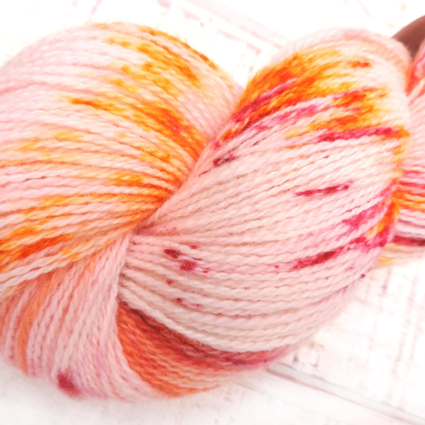 Sherbet Fizz - Trollfjord Sock - Hand Dyed Yarn - Variegated Yarn