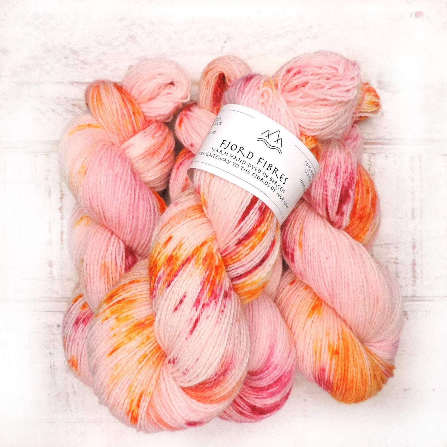 Sherbet Fizz - Trollfjord Sock - Hand Dyed Yarn - Variegated Yarn