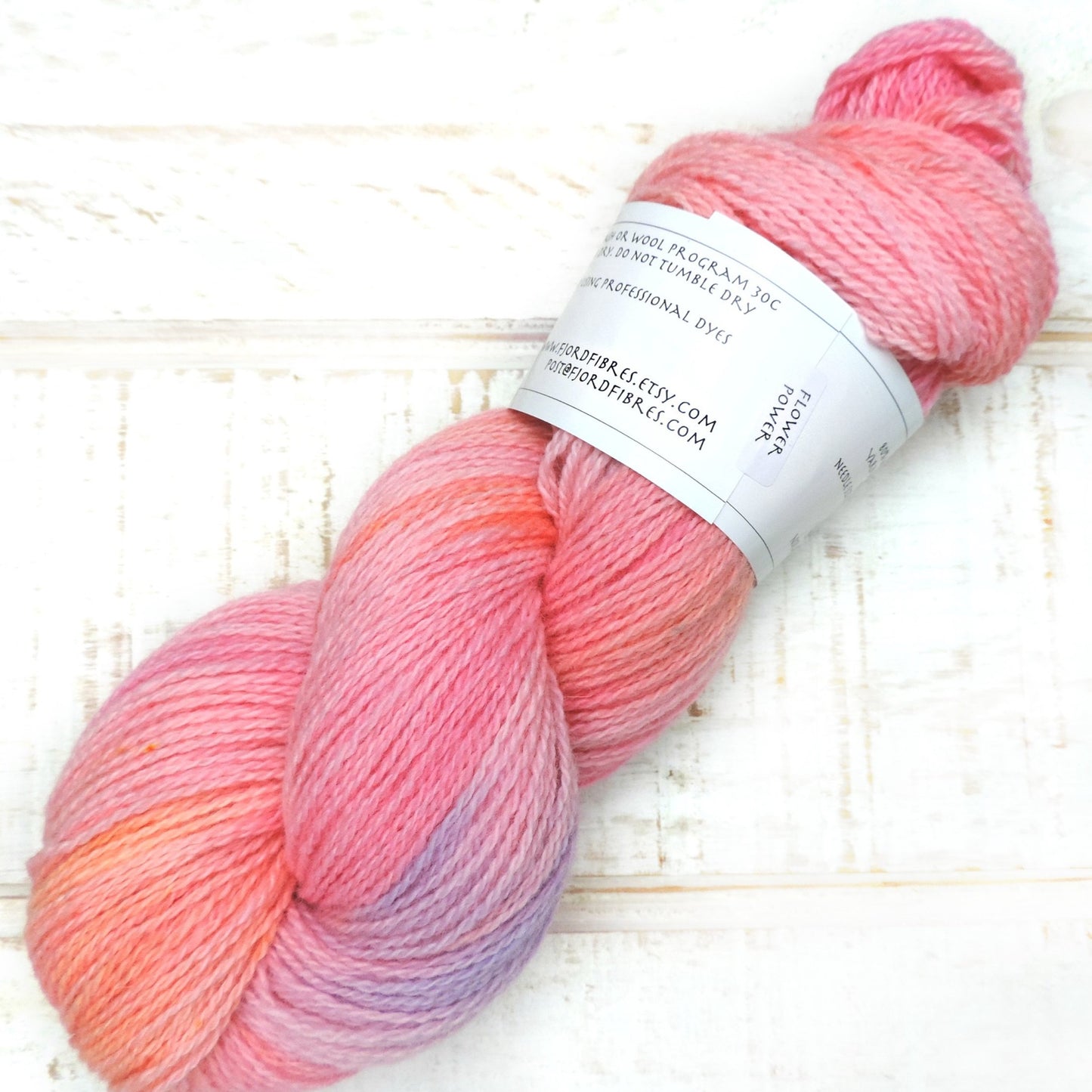 Flower Power - Trollfjord Sock - Hand Dyed Yarn - Variegated Yarn