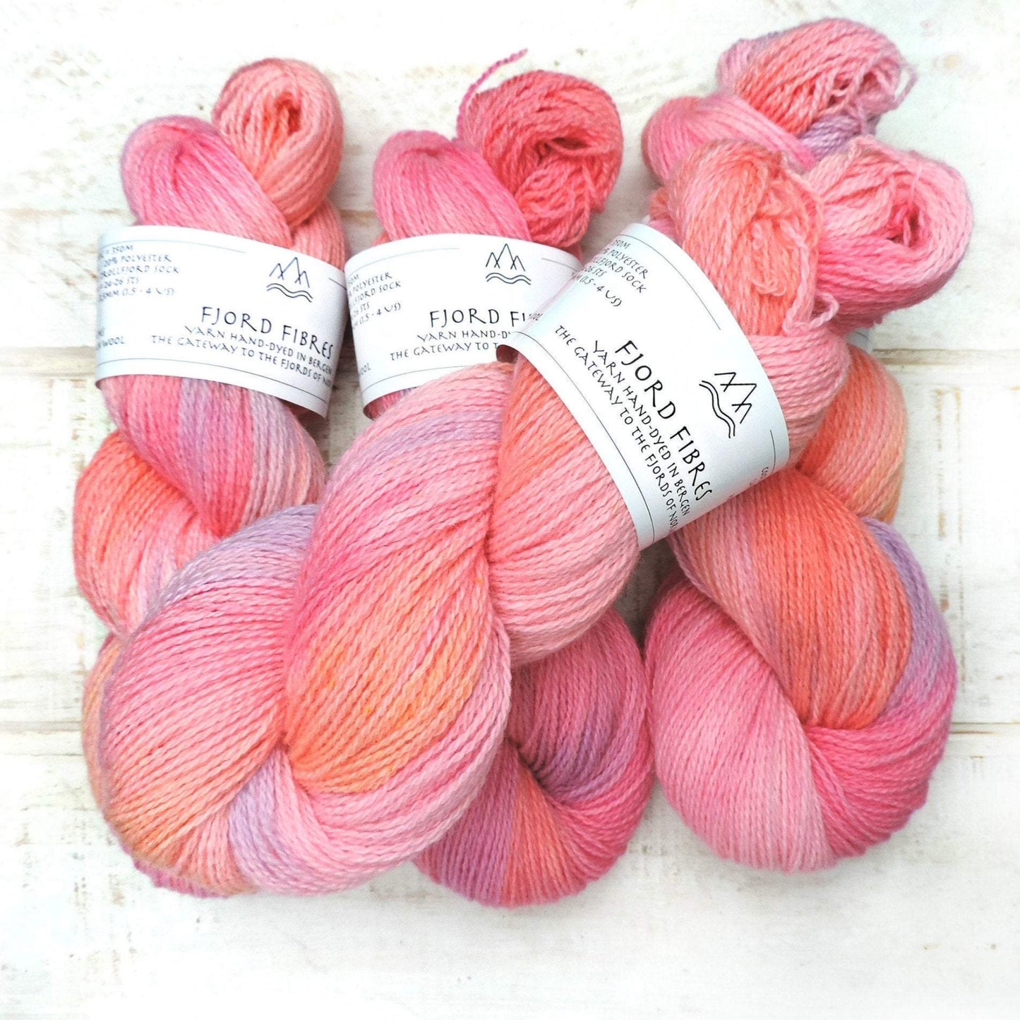 Flower Power - Trollfjord Sock - Hand Dyed Yarn - Variegated Yarn