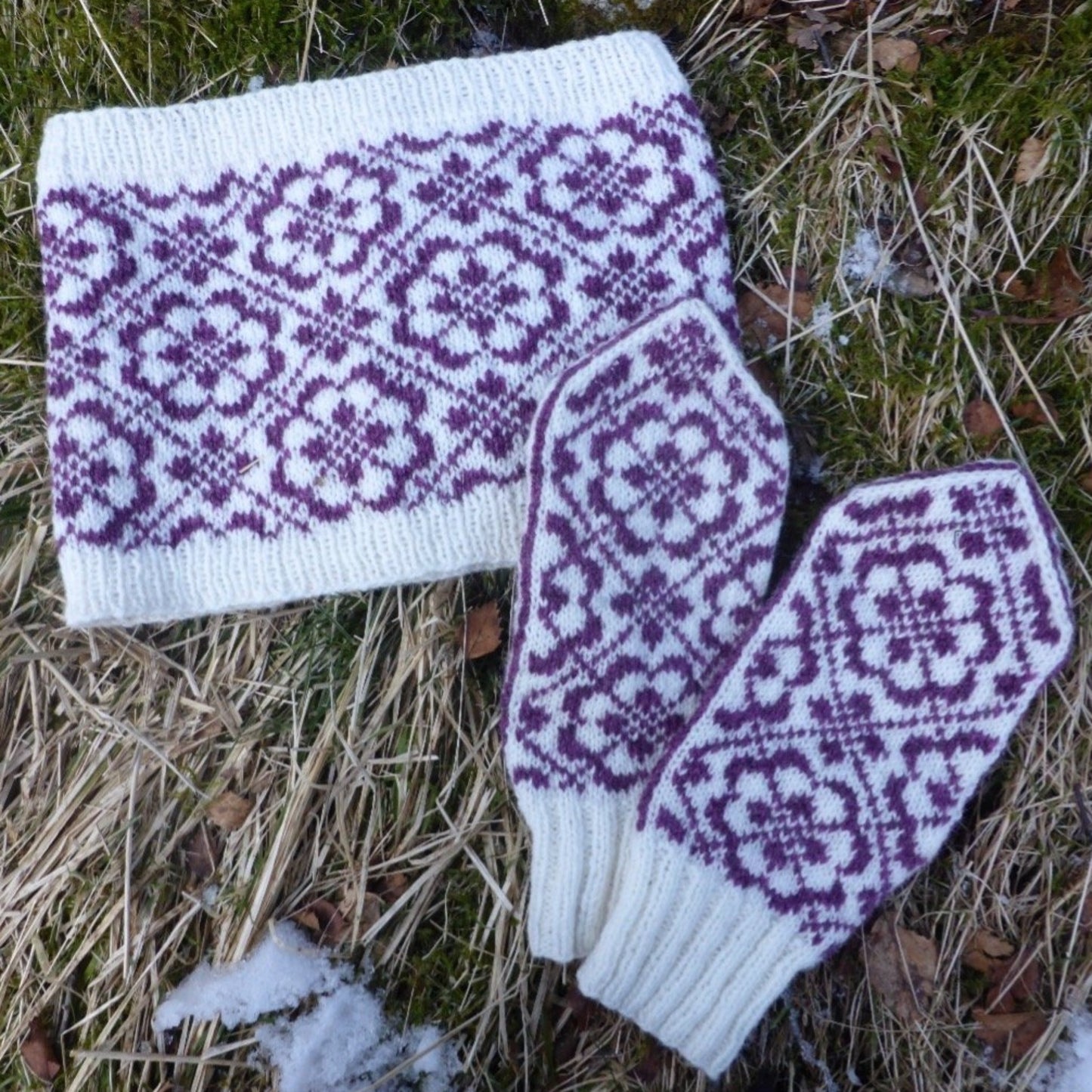 Buska Mittens Pattern Only - Digital Pattern in English/Norwegian - Norwegian mittens - Norwegian design