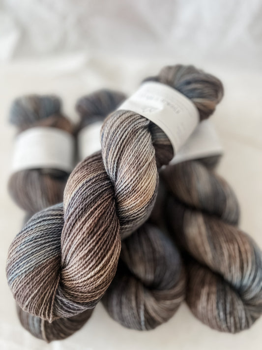 Autumn Storm - Trollfjord sock - Variegated Yarn - Hand dyed yarn