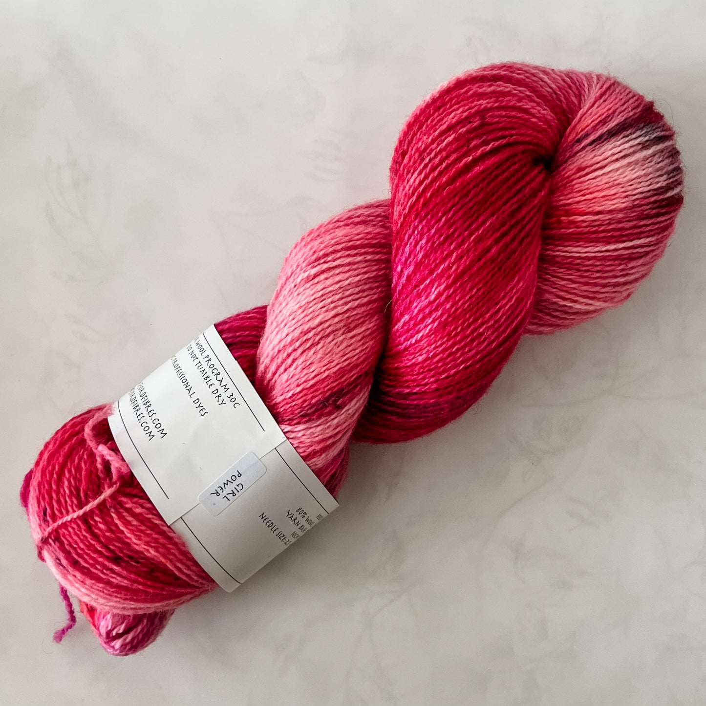 Girl Power - Trollfjord sock - Variegated Yarn - Hand dyed yarn