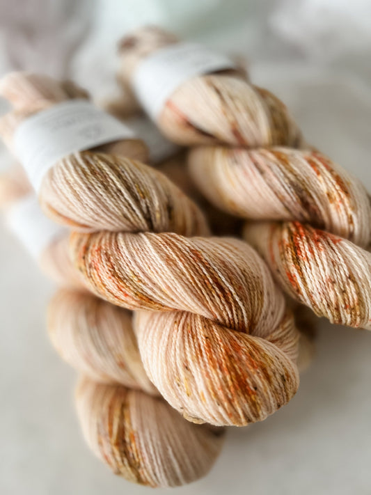 One By One - Trollfjord sock - Variegated Yarn - Hand dyed yarn