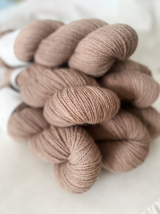 Mocha Mousse - Trollfjord sock - Variegated Yarn - Hand dyed yarn