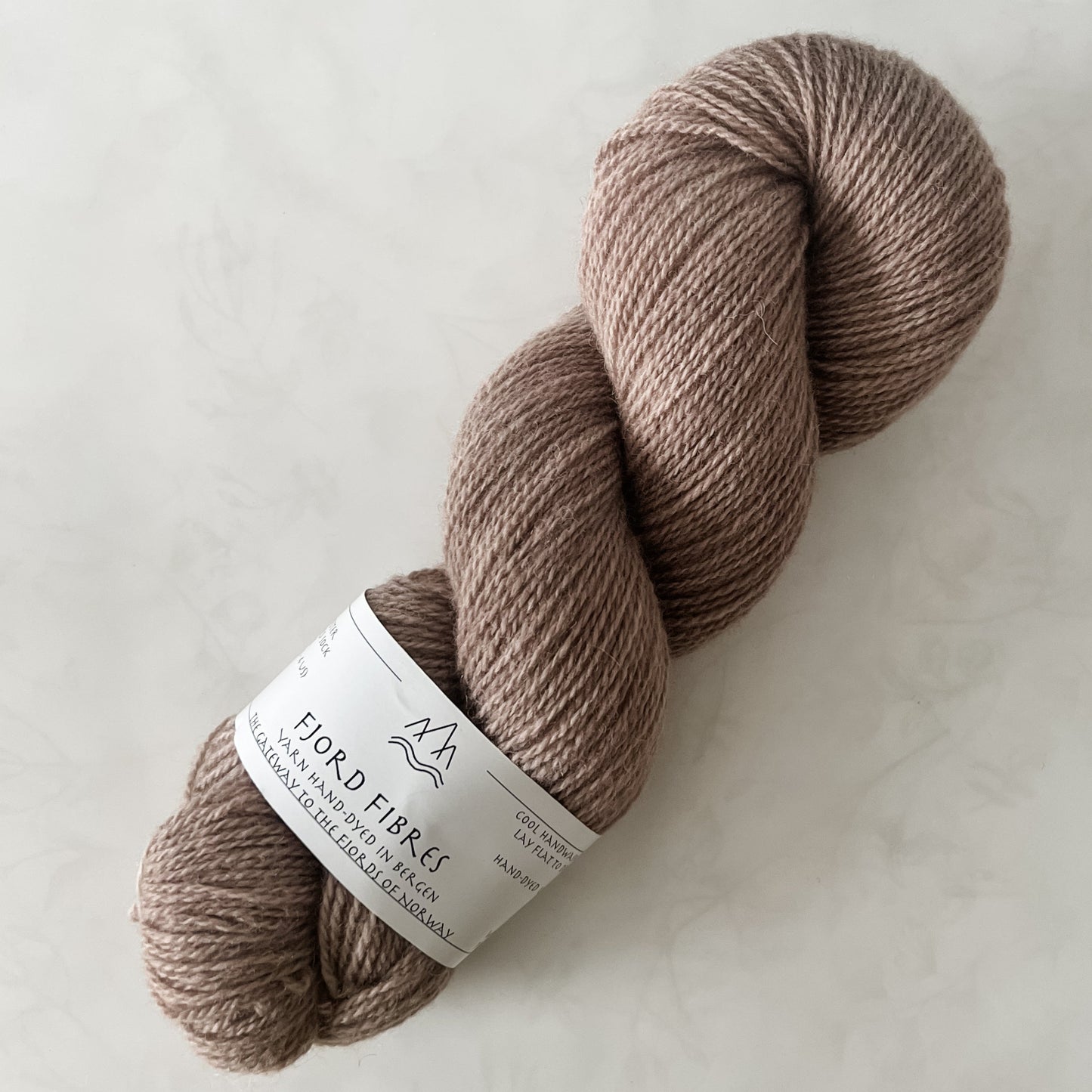 Mocha Mousse - Trollfjord sock - Variegated Yarn - Hand dyed yarn
