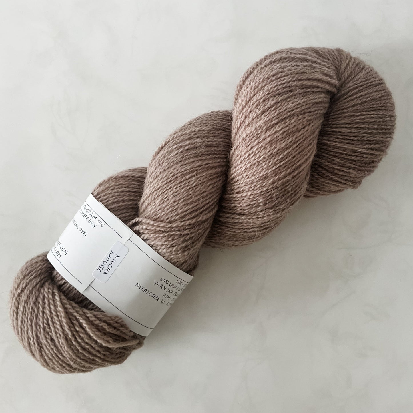 Mocha Mousse - Trollfjord sock - Variegated Yarn - Hand dyed yarn