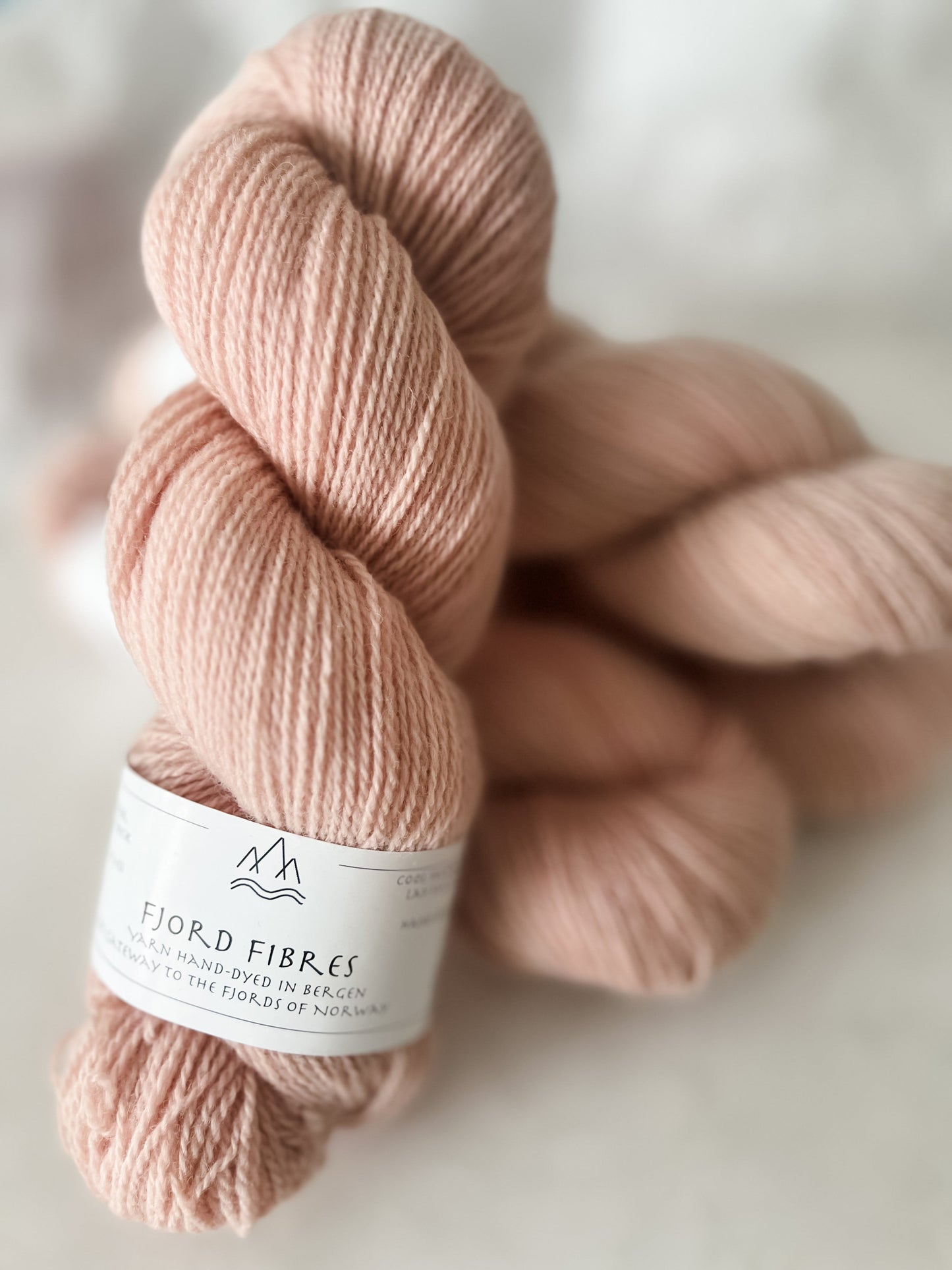 Latte Froth - Trollfjord sock - Variegated Yarn - Hand dyed yarn