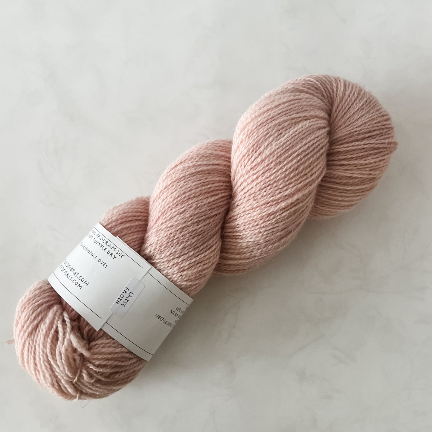 Latte Froth - Trollfjord sock - Variegated Yarn - Hand dyed yarn