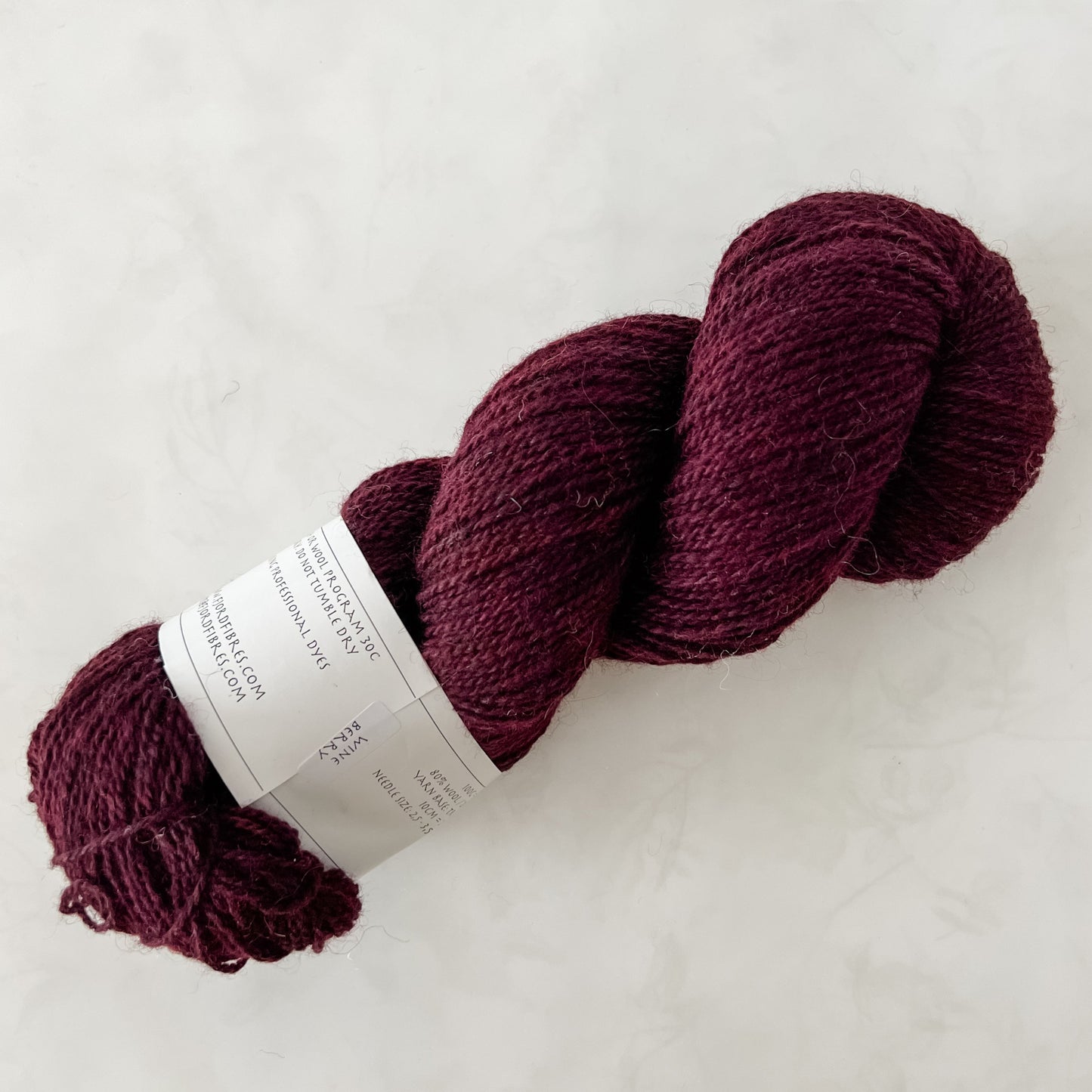Wine Berry - Trollfjord sock - Variegated Yarn - Hand dyed yarn