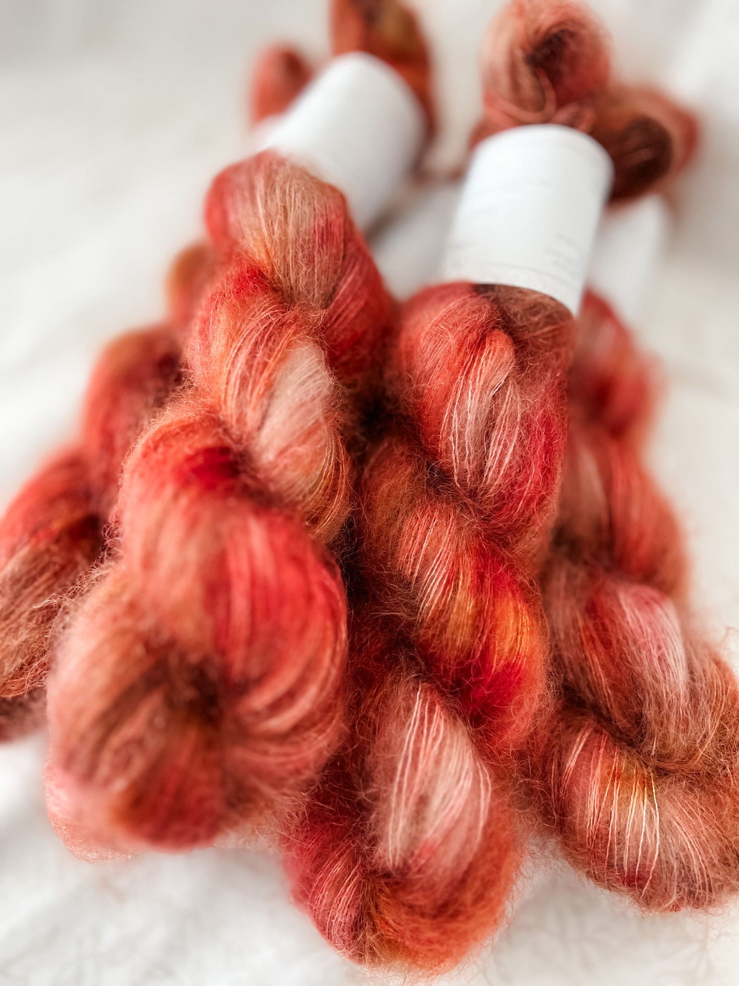 Peiskos - Mohair Mist - Hand Dyed Yarn - Variegated Yarn