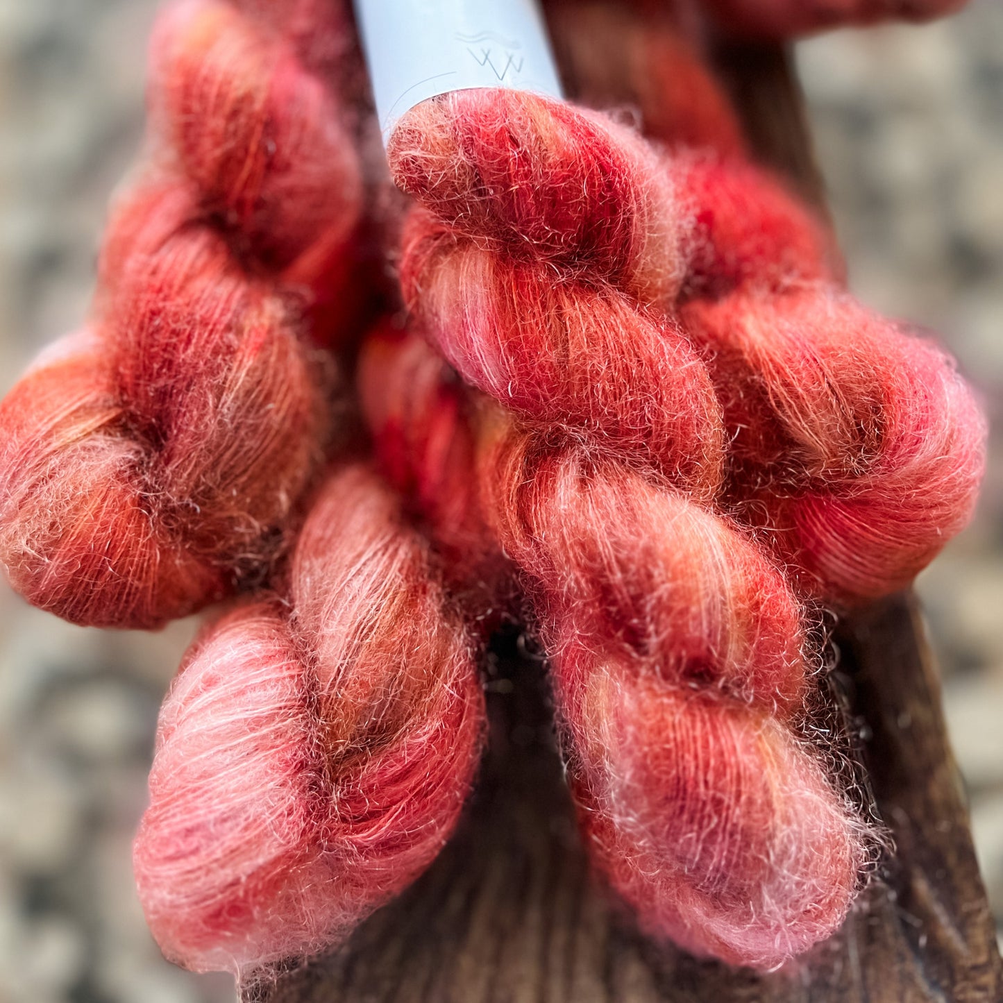 Peiskos - Mohair Mist - Hand Dyed Yarn - Variegated Yarn