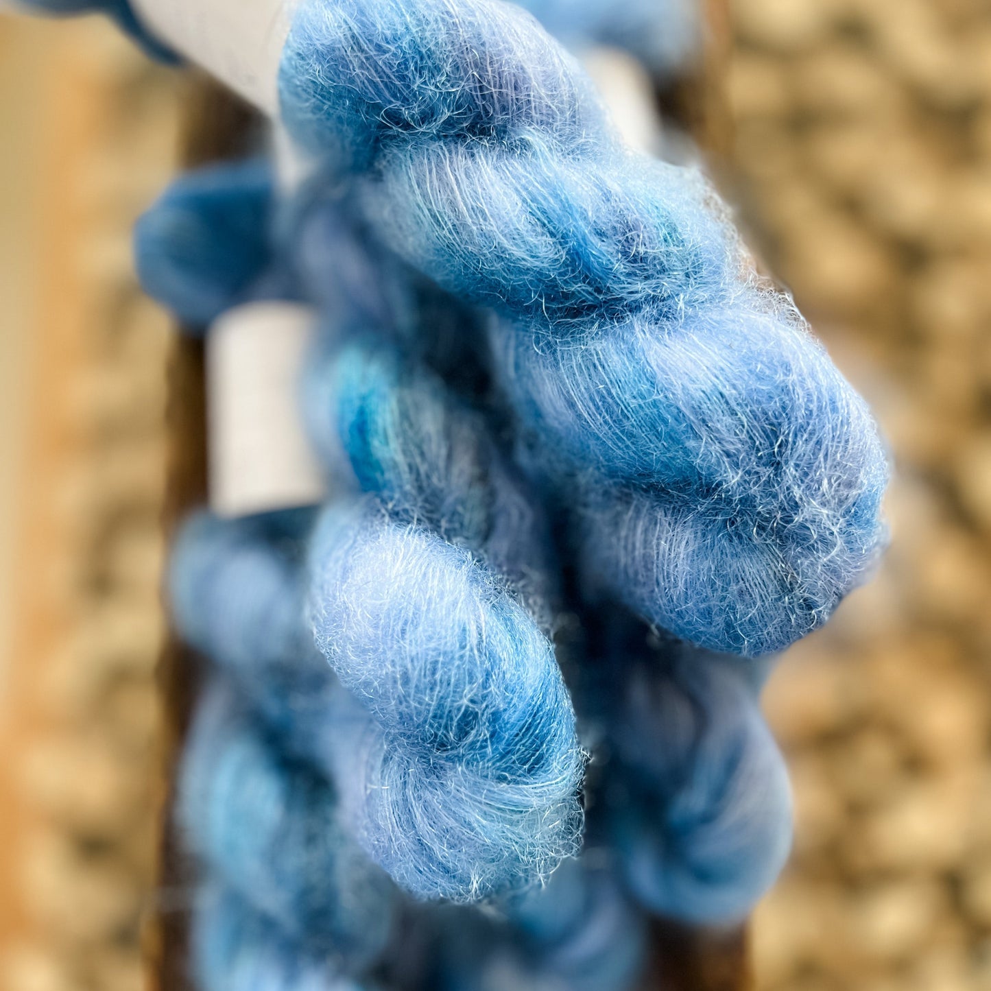 Aurora - Mohair Mist - Hand Dyed Yarn - Variegated Yarn