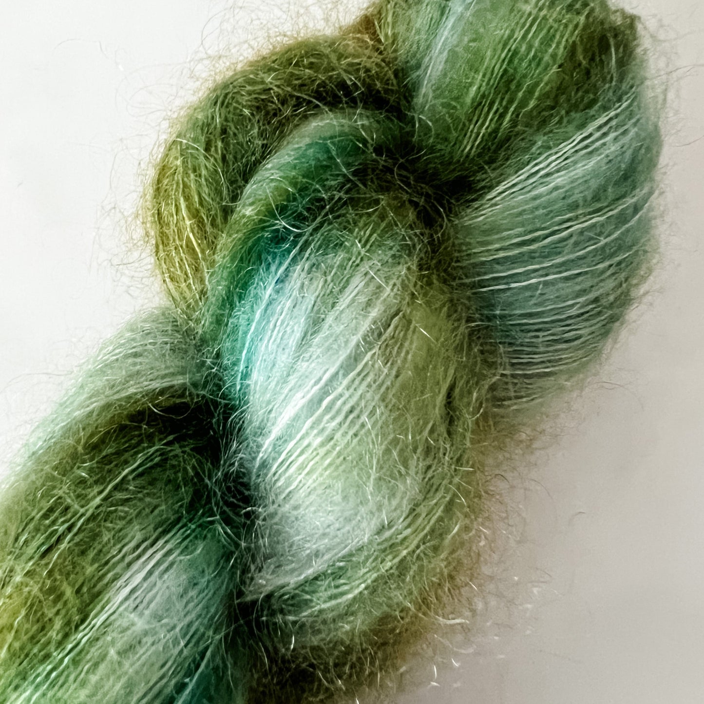 Fjellbekk - Mohair Mist - Hand Dyed Yarn - Variegated Yarn