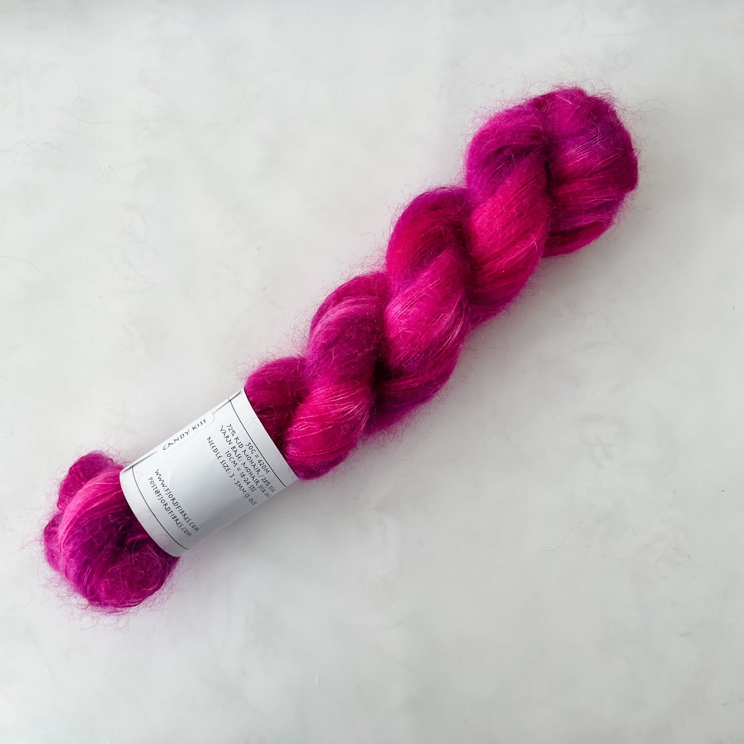 Candy Kiss - Mohair Mist - Hand Dyed Yarn - Variegated Yarn