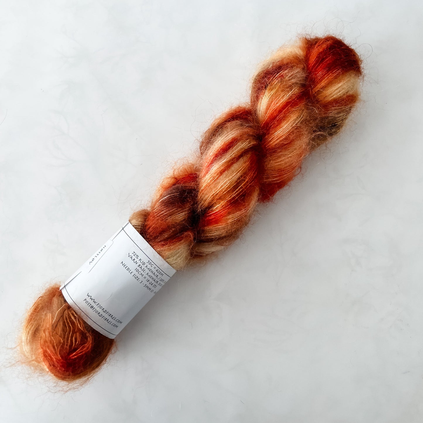 Høstløv - Mohair Mist - Hand Dyed Yarn - Variegated Yarn