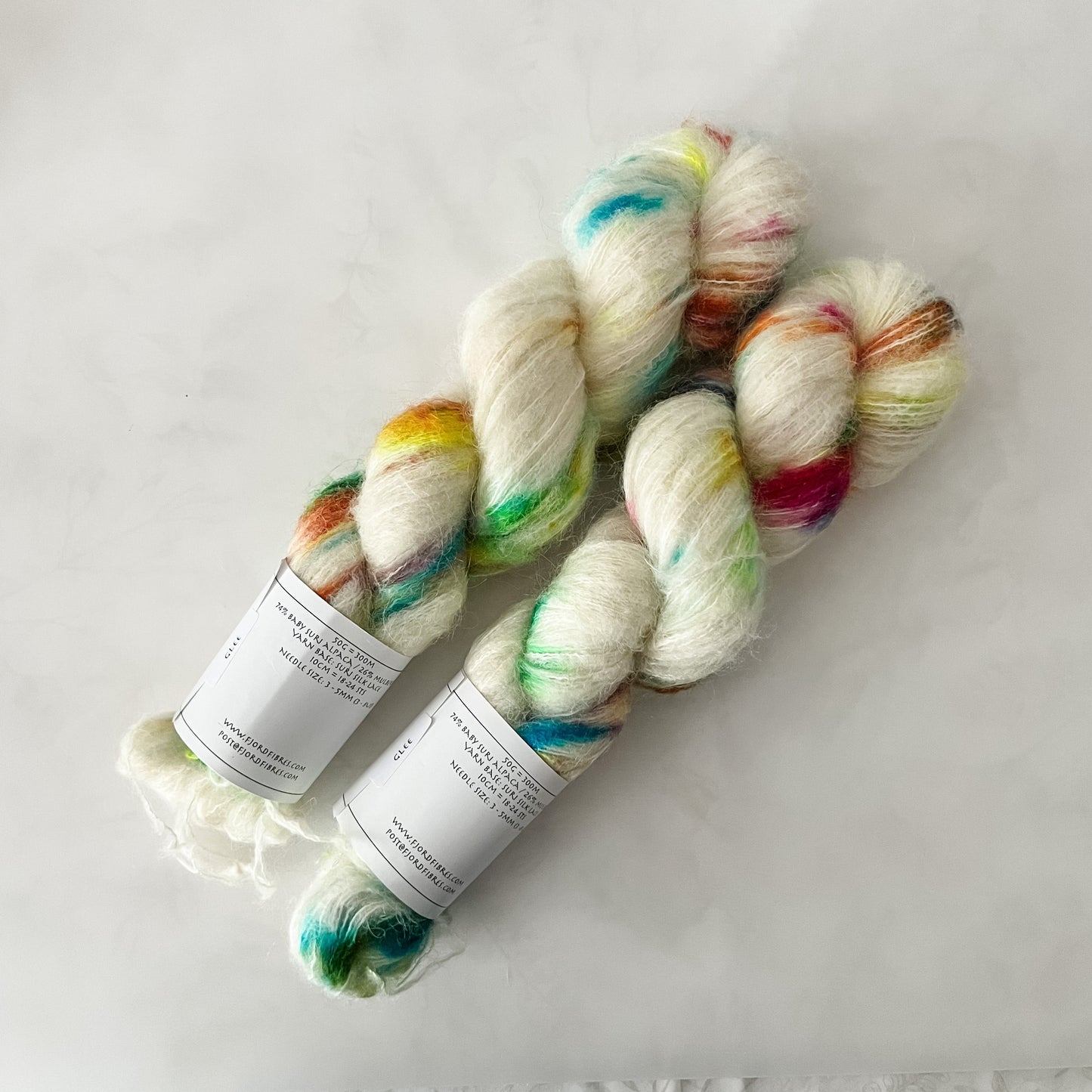 Glee - Suri Squish - Hand Dyed Yarn - Variegated Yarn