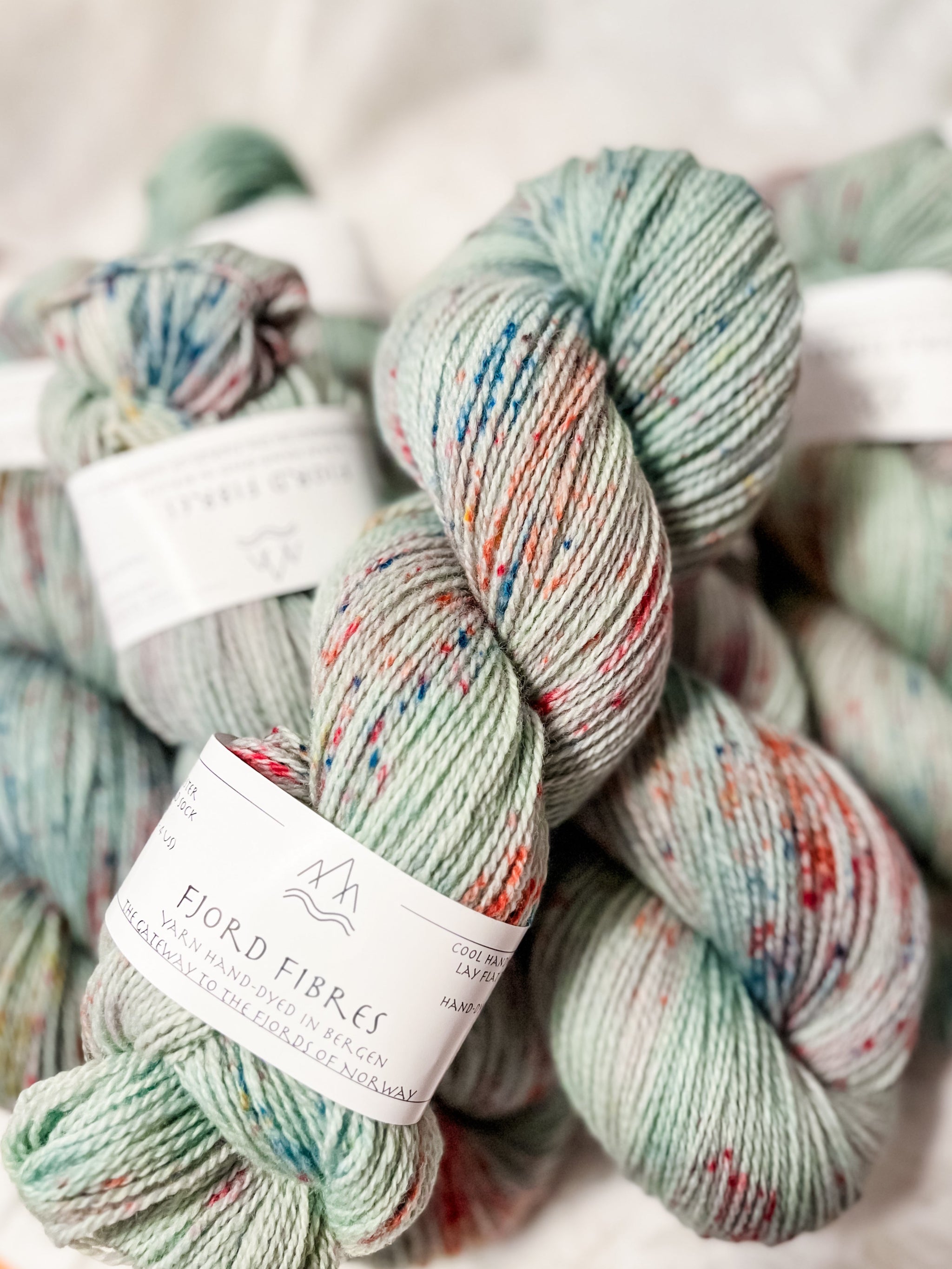 Inner Smile - Trollfjord sock - Variegated Yarn - Hand dyed yarn ...