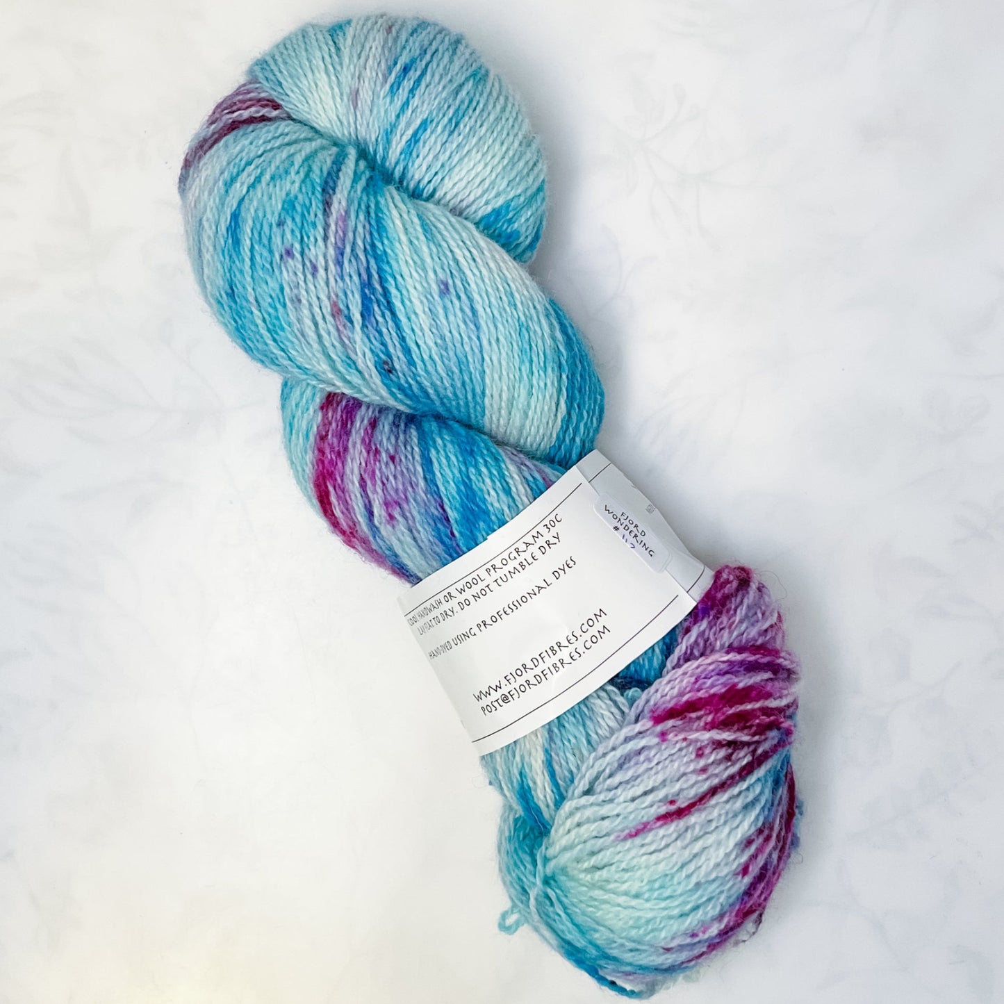 Fjord Wondering # 112 - Trollfjord sock - Hand Dyed Yarn - Variegated Yarn