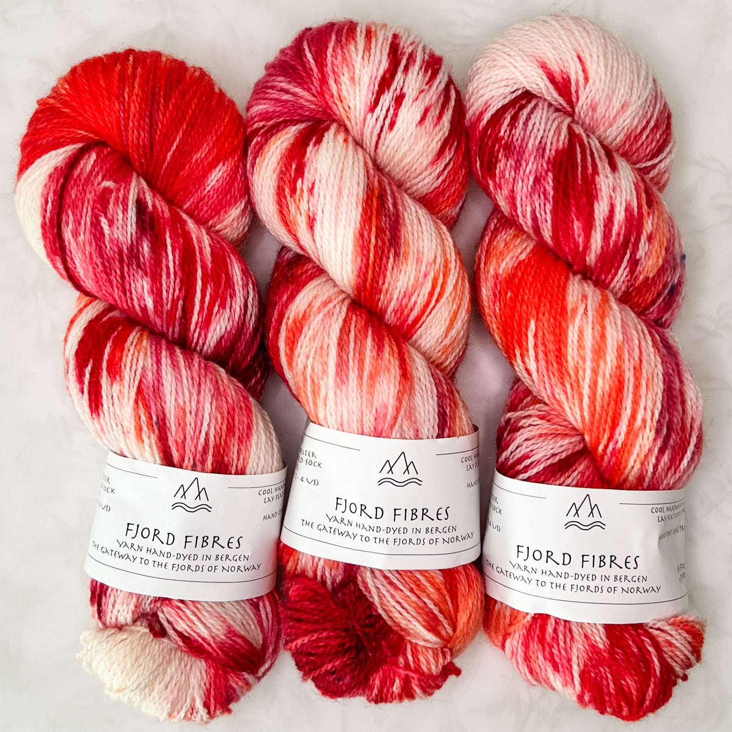 Fjord Wondering # 420 - Trollfjord sock - Hand Dyed Yarn - Variegated Yarn