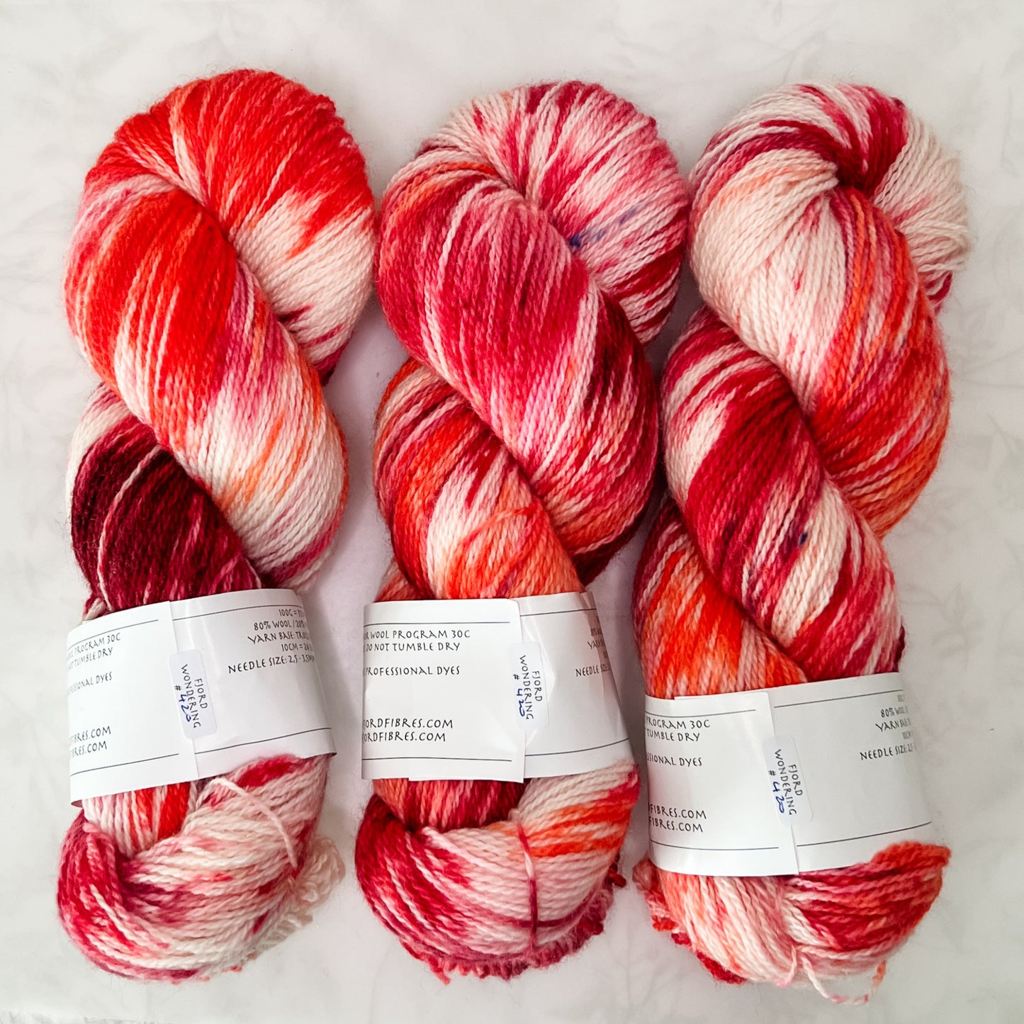 Fjord Wondering # 420 - Trollfjord sock - Hand Dyed Yarn - Variegated Yarn