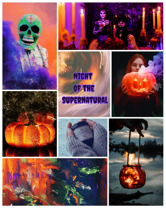 Night of the Supernatural Mystery Clubs - Hand dyed