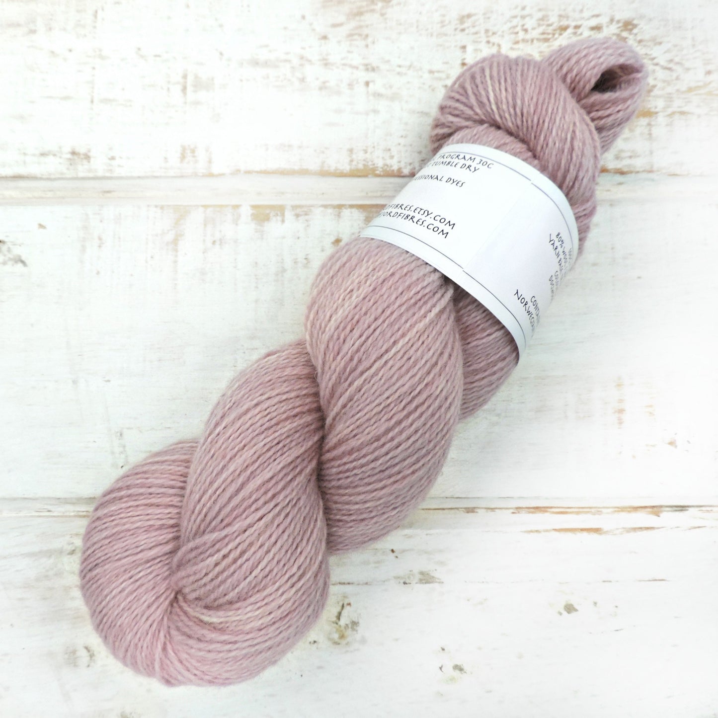 Dogwood Rose - Trollfjord sock - Hand Dyed Yarn - Tonal Yarn